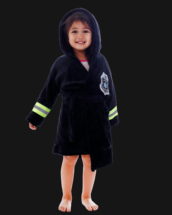 Arctic Paw Kids Boys Girls Beach Cover Up , Police Patch