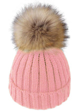 Arctic Paw Boys Girls Kids Knit Beanie with Pompom Toddlers Winter Hat Cap